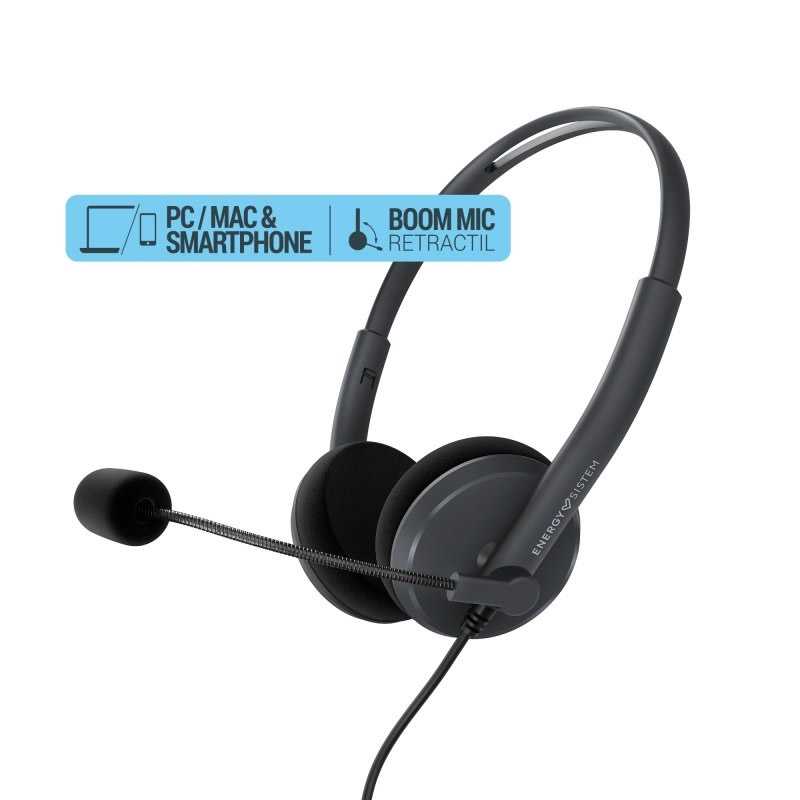 Energy Sistem Auricular Anthracite PCMacMovil